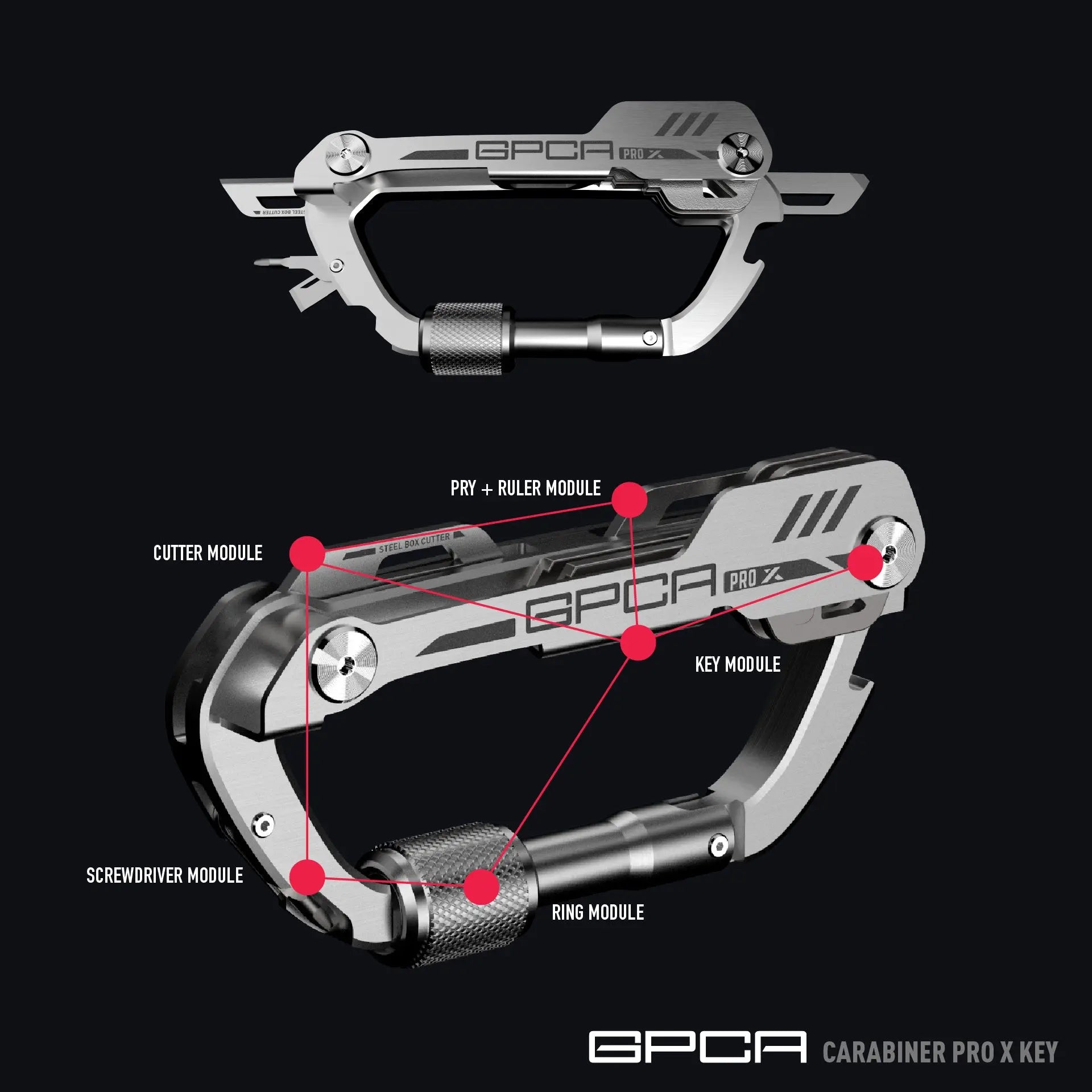 GPCA Carabiner PRO X KEY