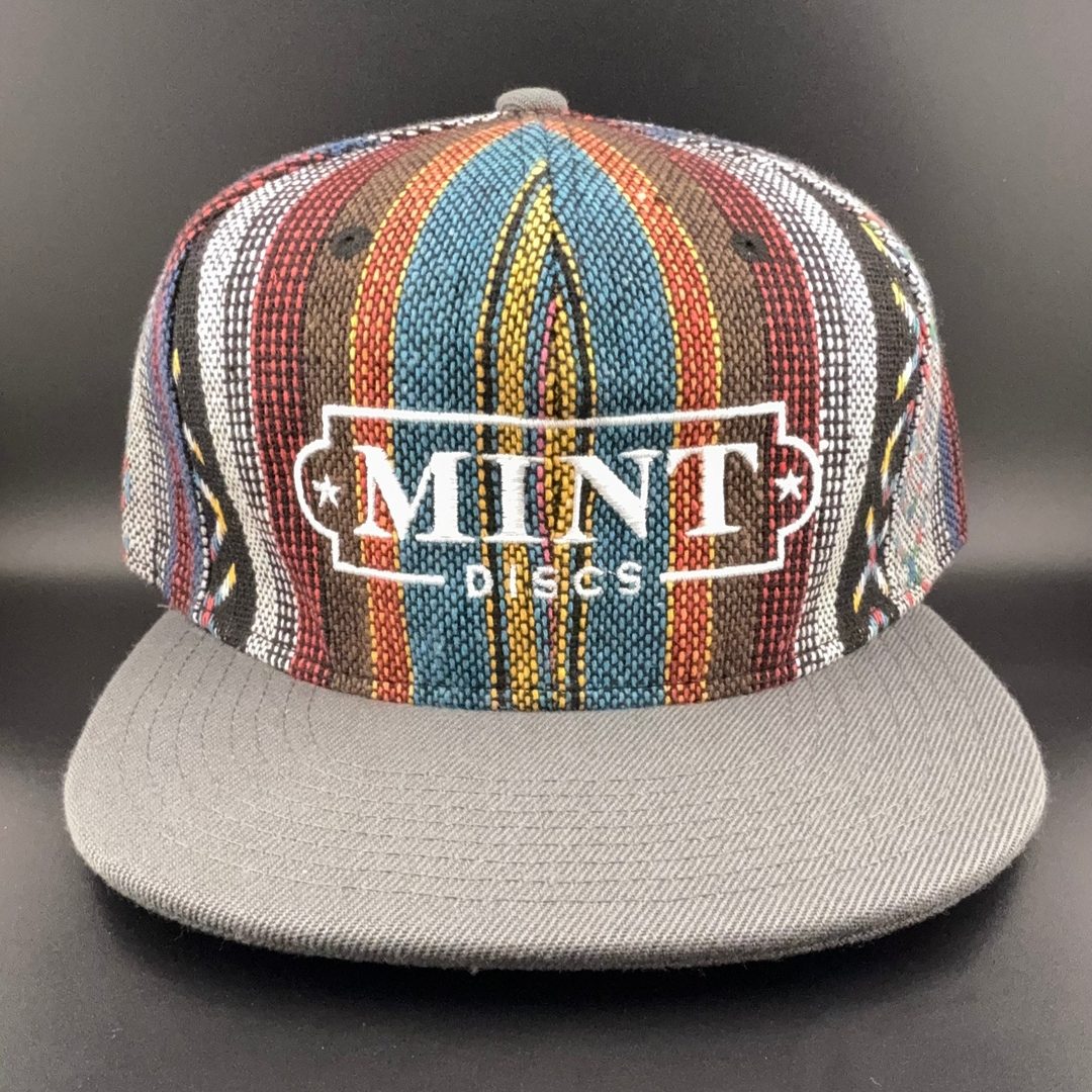 Flat Bill Snapback Hat - Aztec - Mint Discs