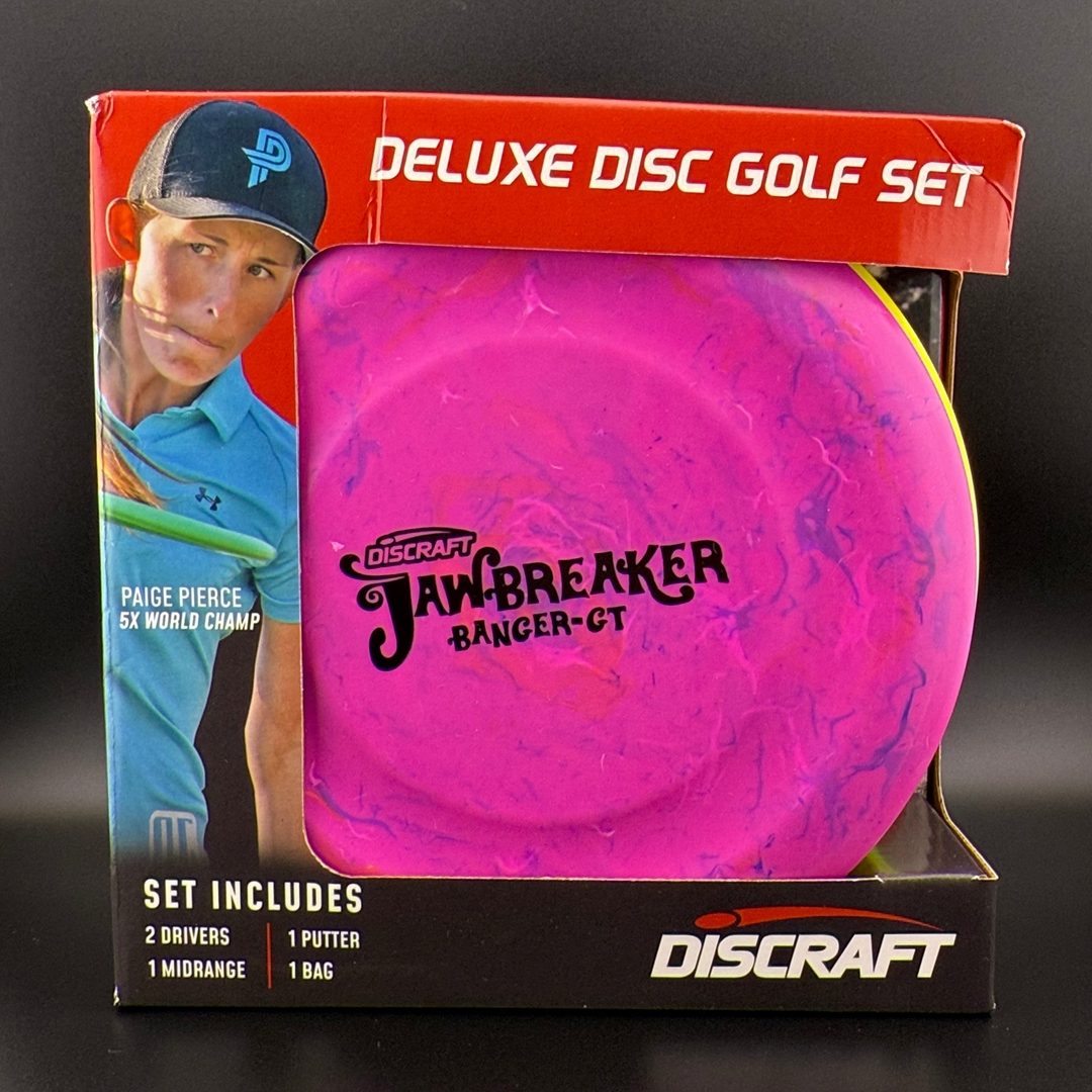 Deluxe Disc Golf Set - 4 Discs & Bag