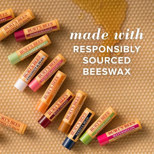 Burts Bees Lip Balm - Mango, Lip Moisturizer With Responsibly Sourced Beeswax, Tint-Free, Natural Origin Conditioning Treatment, 2 Tubes, 0.15 Oz.