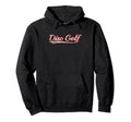 Disc Golf Varsity Distressed Hoodie - Fun Novelty Design for Adults