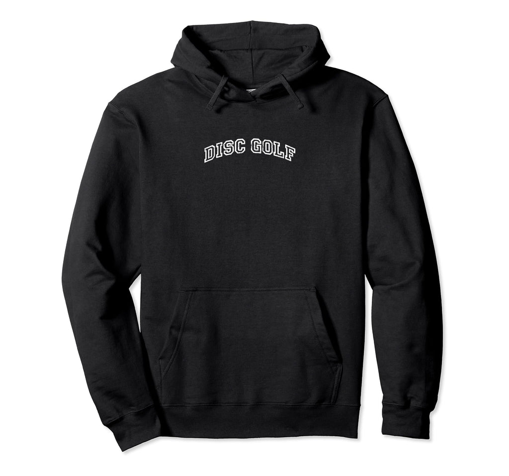 Disc Golf Minimalist Inspired Varsity Hoodie - Custom Art Print Unisex