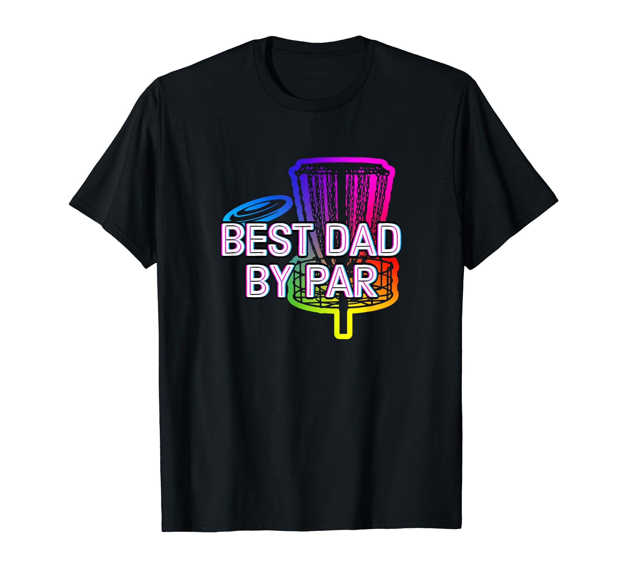 Best Dad Par Disc Golf Fathers Day T-Shirt - Minimalist Print Men Women