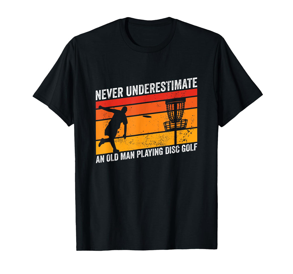 Disc Golfing Funny Dad Disc Golfer T-Shirt - Custom Art Print Men Women