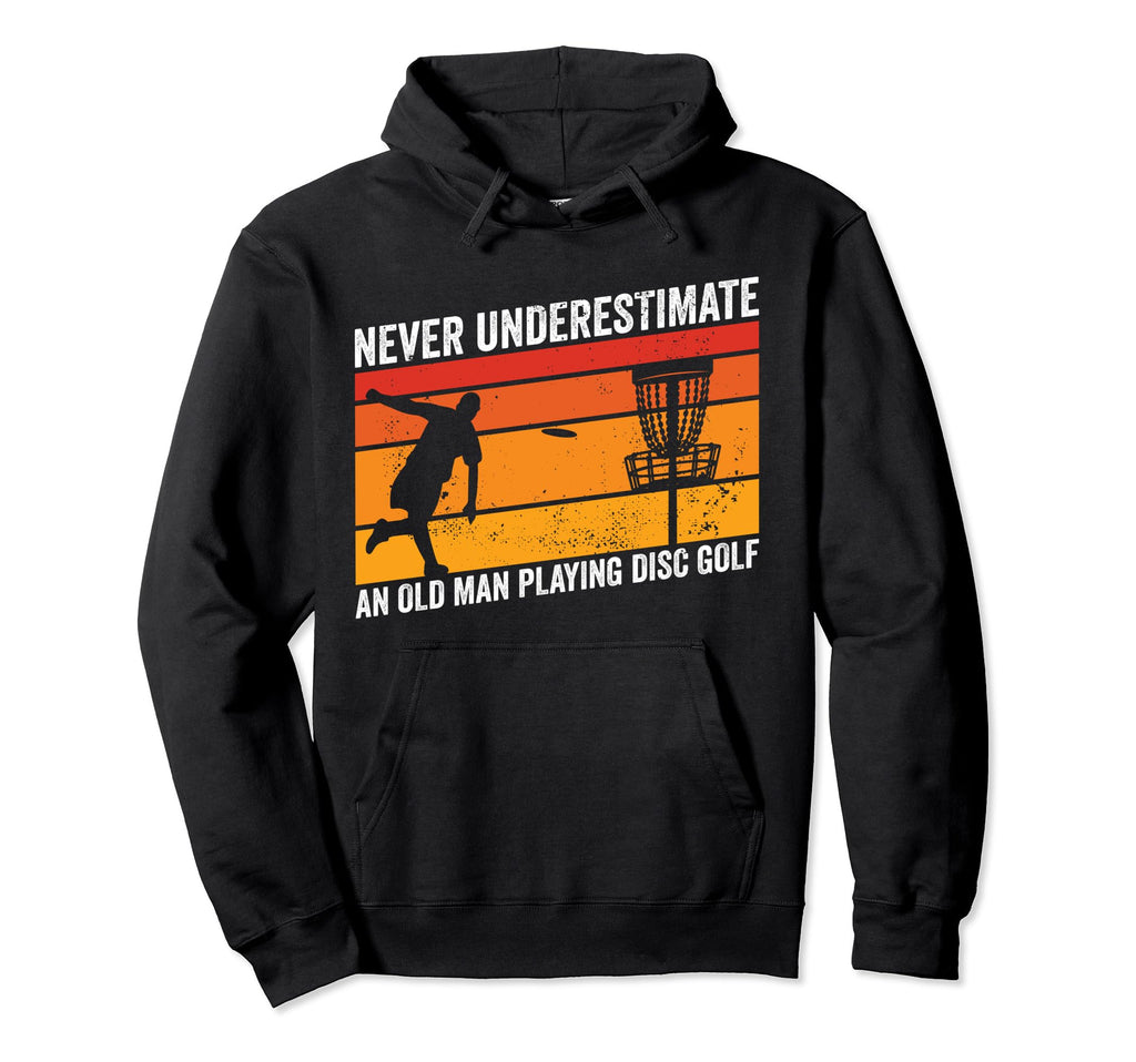 Disc Golfing Funny Dad Disc Golfer Hoodie - Fun Novelty Design Unisex