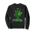 Digital Chains Disc Golf Cyber Sweatshirt - Casual Everyday Wear Unisex