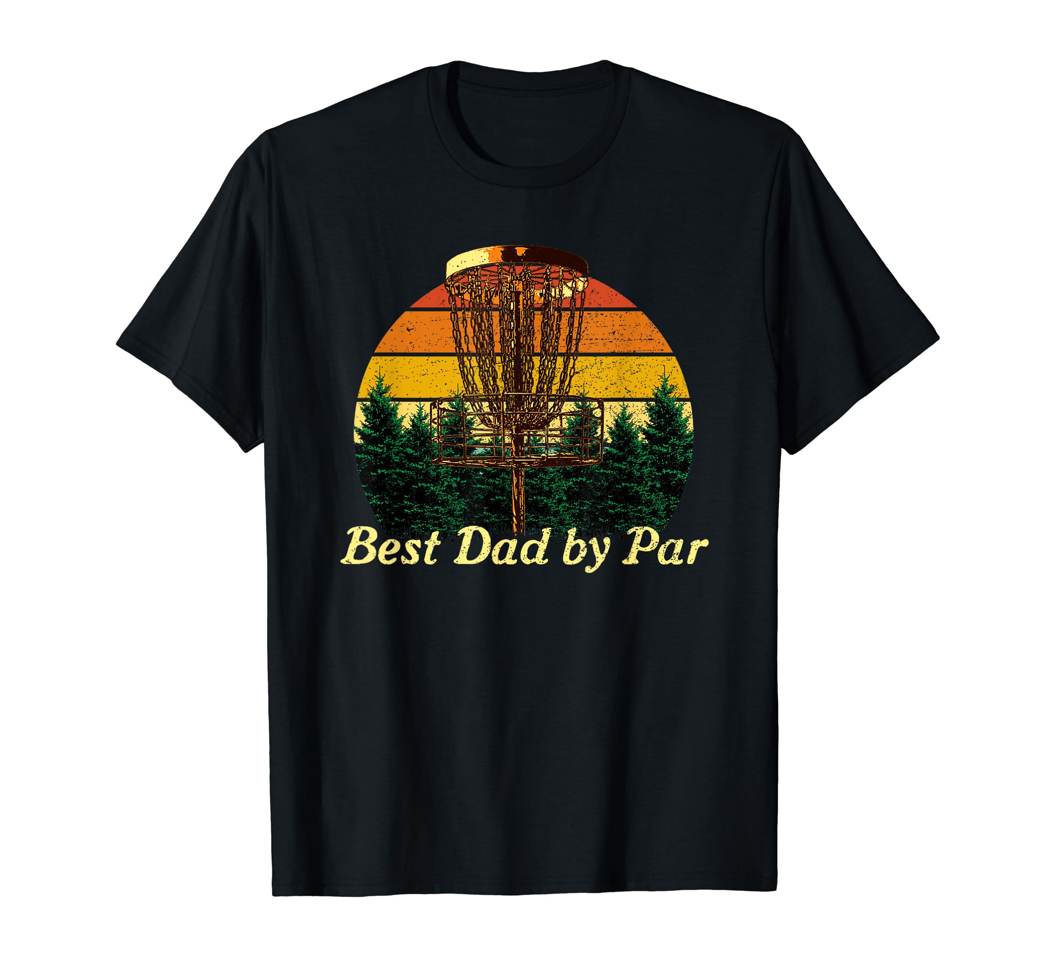 Best Dad Par Disc Golf Fathers Day T-Shirt - Unique Graphic for Adults