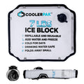 CoolerPak Ice Pack -Refillable Reusable  – Cold for Days – Non-Toxic, Leakproof, Potable Drinking Water Safe – Built Tough, Rolls Up for Storage