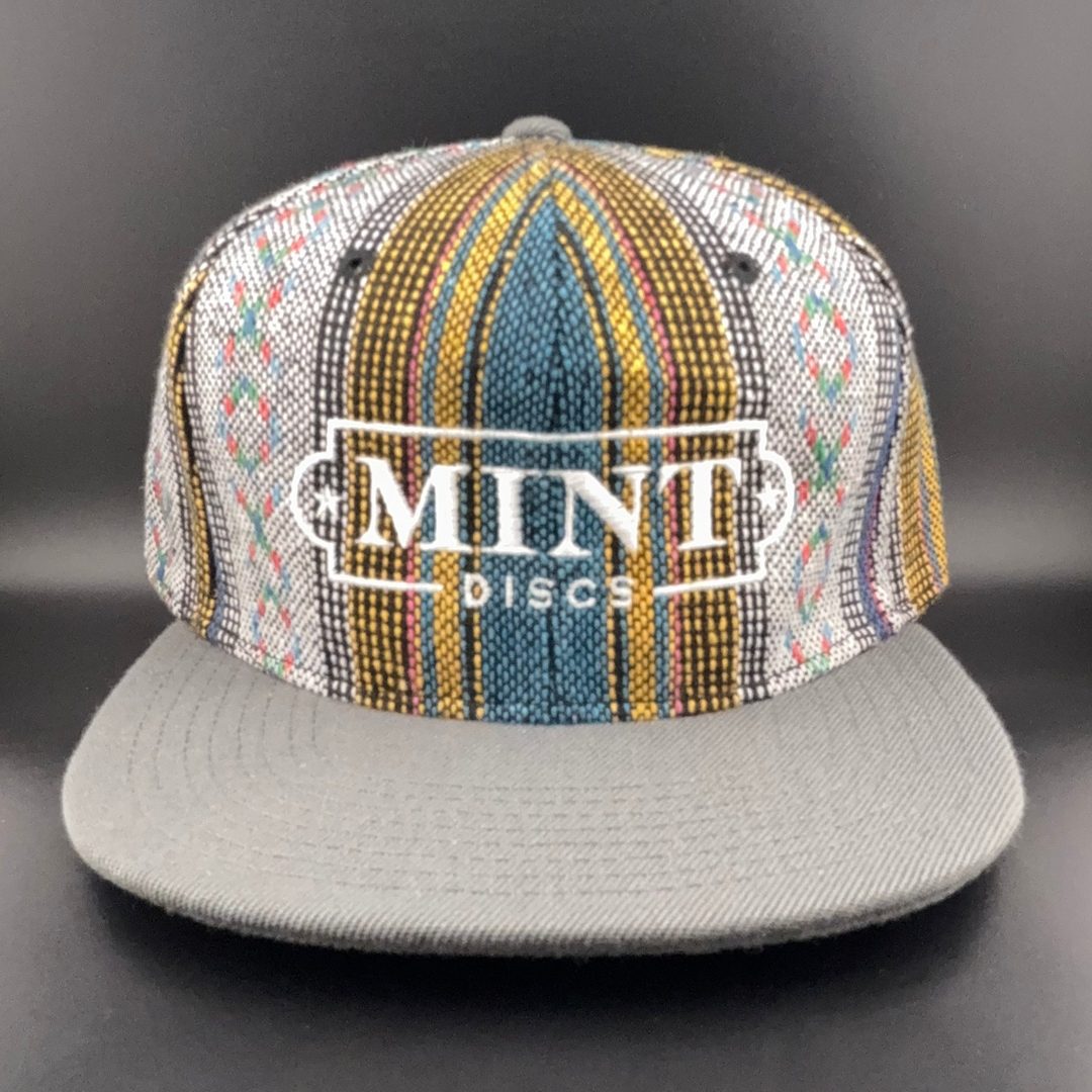 Flat Bill Snapback Hat - Aztec - Mint Discs