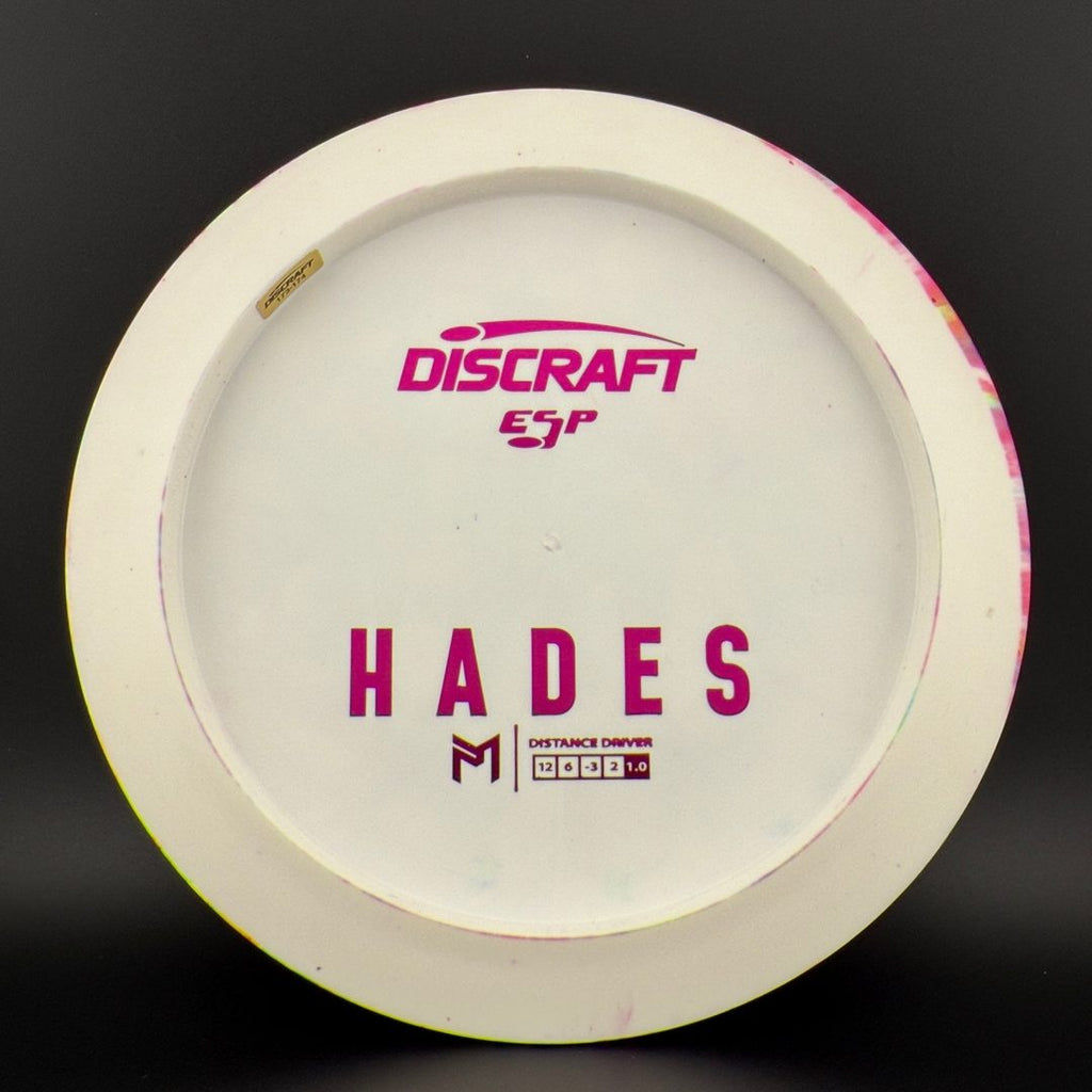 White ESP Hades - Greazy Dyed - Bottom Stamp