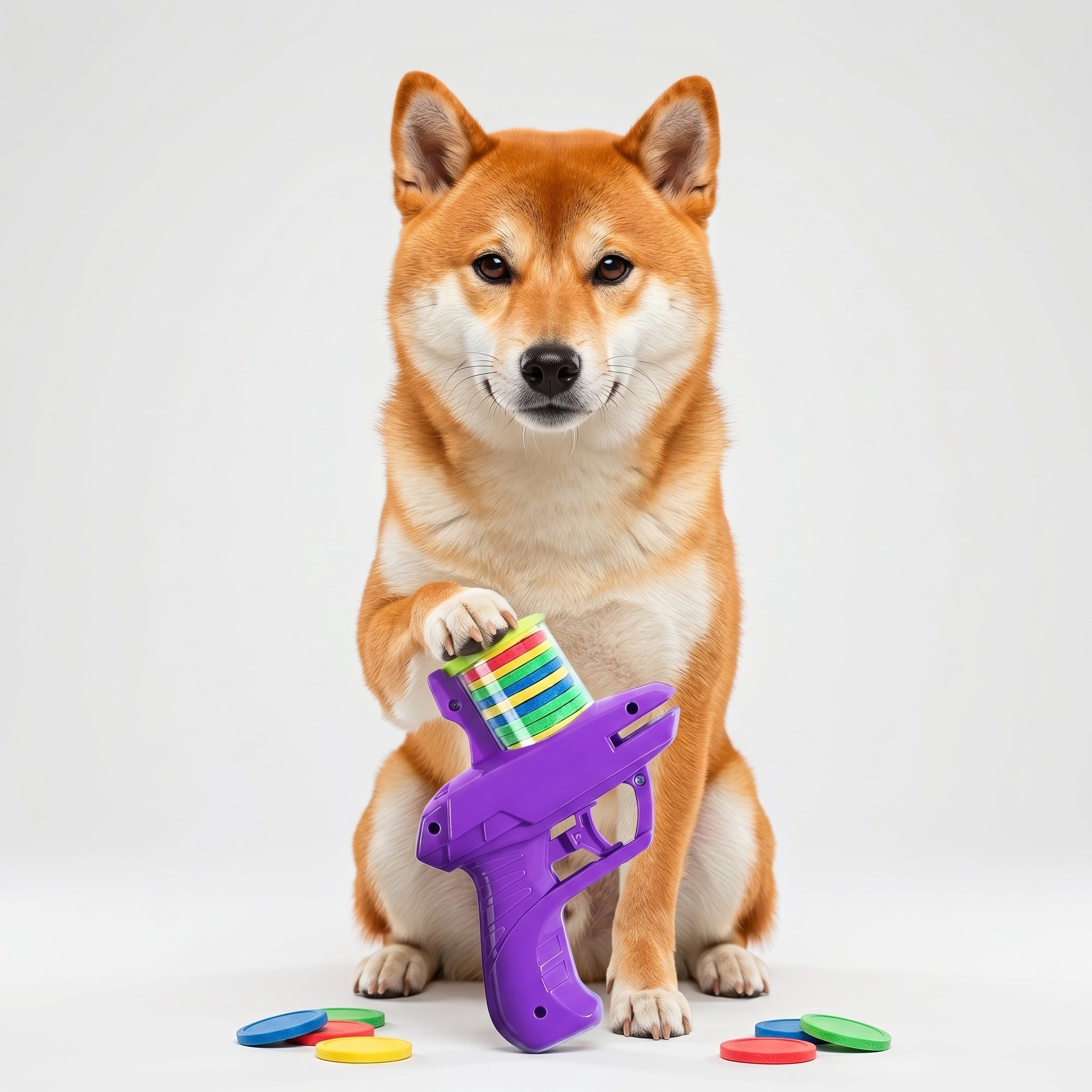 2-in-1 Disc Bullet Launcher Toy