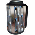 3dRose Macro of chains from a disc golf basket with a soft... - Can Cooler Bottle Wrap (cc_350875)