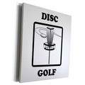 3dRose EvaDane - Signs - Disc golf - Museum Grade Canvas Wrap (cw_149827)