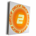 3dRose Deuce 2 disc golf graphic design using the number 2... - Museum Grade Canvas Wrap (cw_19461)