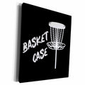 3dRose Basket case Written Near a White disc Golf Basket on... - Museum Grade Canvas Wrap (cw-382282)