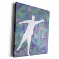 3dRose Disc Golf - enjoy this cool Disc Golfer putting with a... - Museum Grade Canvas Wrap (cw_39419)