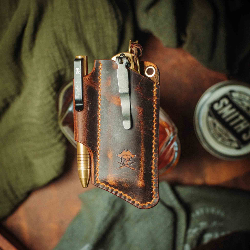 Pirate Goods Sailor v3 – Leather EDC Knife Sleeve