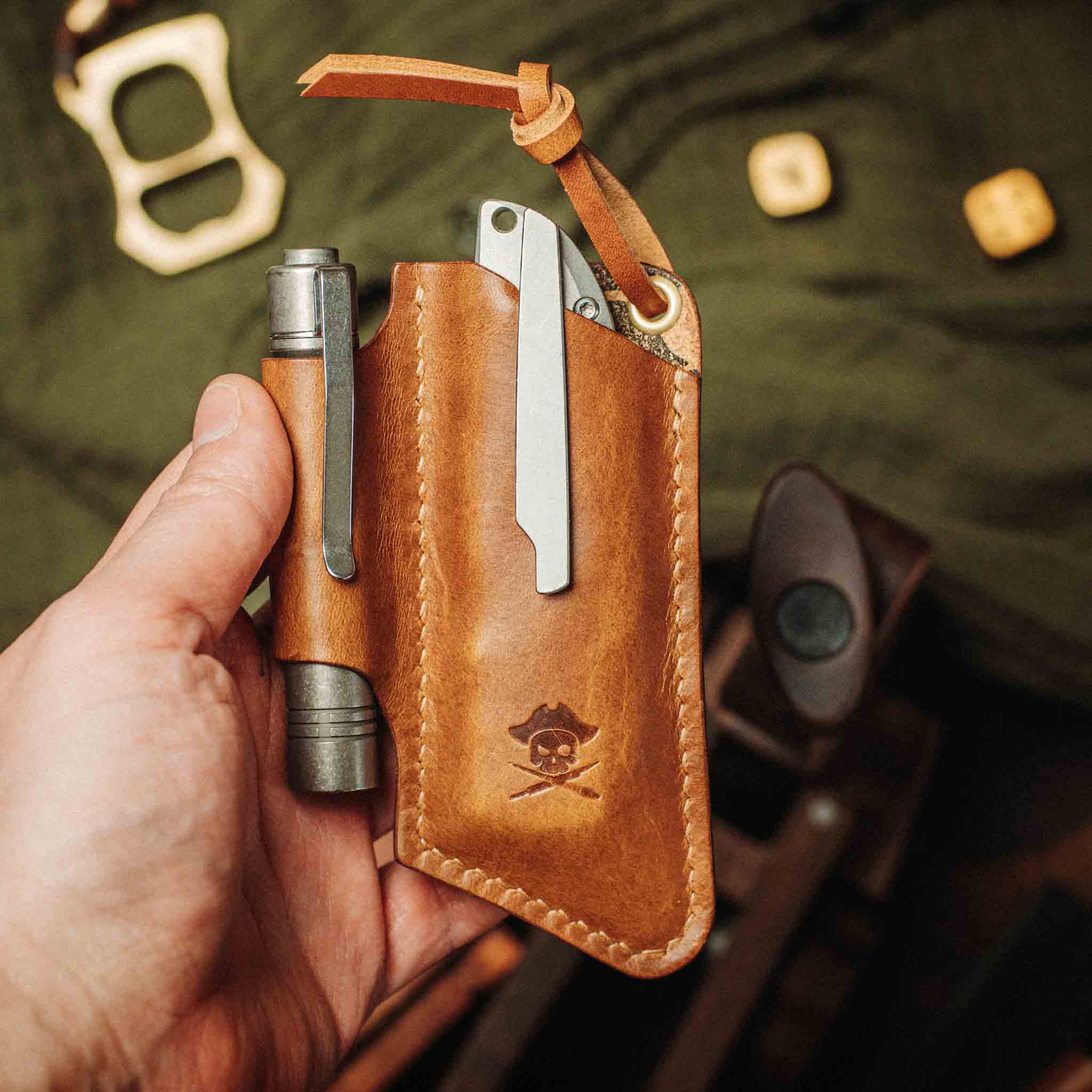 Pirate Goods Sailor v3 – Leather EDC Knife Sleeve