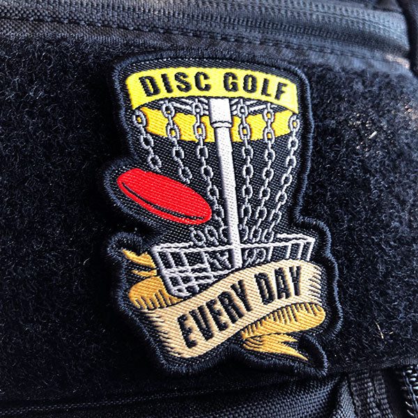 Disc Golf Every Day - Disc Golf Patch - Hook And Loop