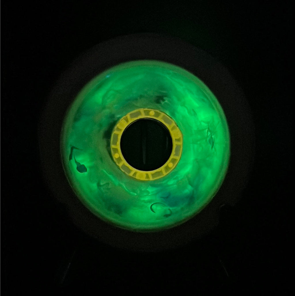 Custom Glow Resin Mini - Wooden Rim and Spinner!