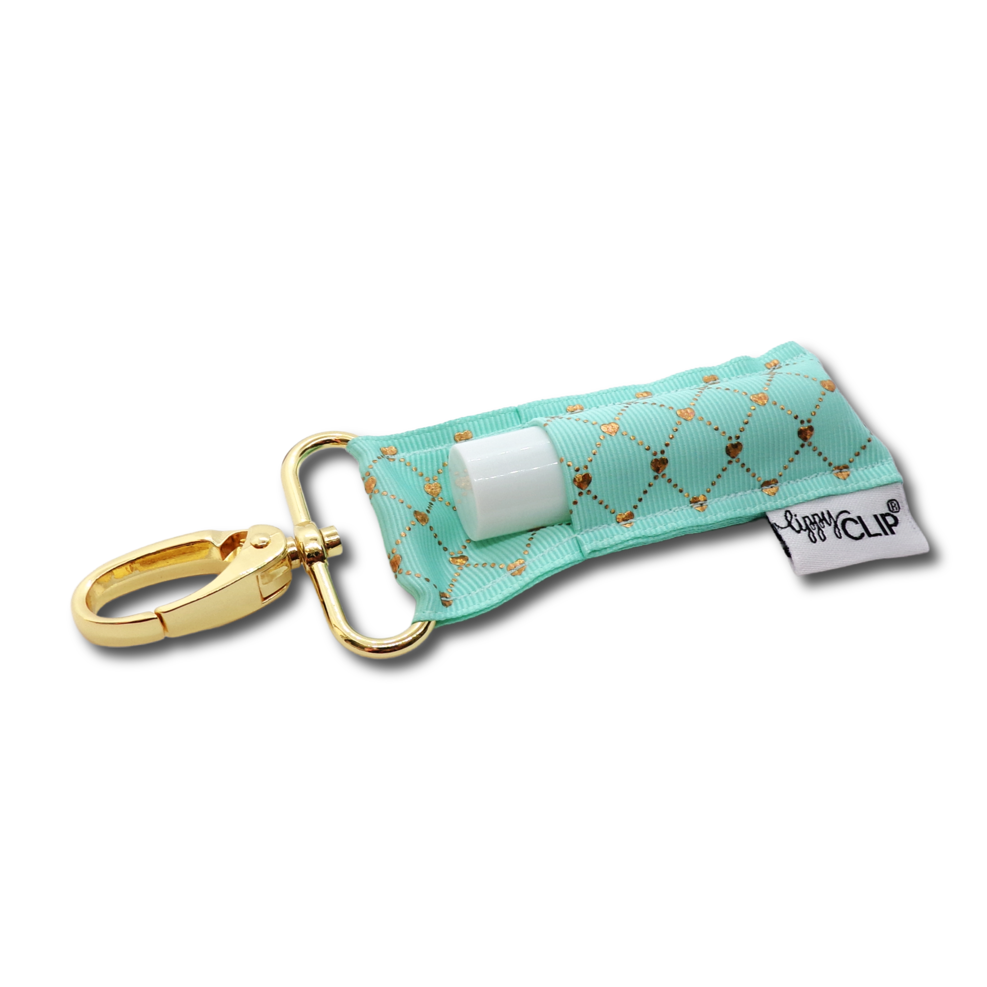 Gold Lattice on Aqua LippyClip®