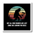 3dRose Not All who Wander are Lost Some are seaching for Discs... - Iron on Heat Transfers (ht-382284)