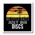 3dRose No Little Balls Just Big Discs in Gradient Lettering on... - Iron on Heat Transfers (ht-382291)