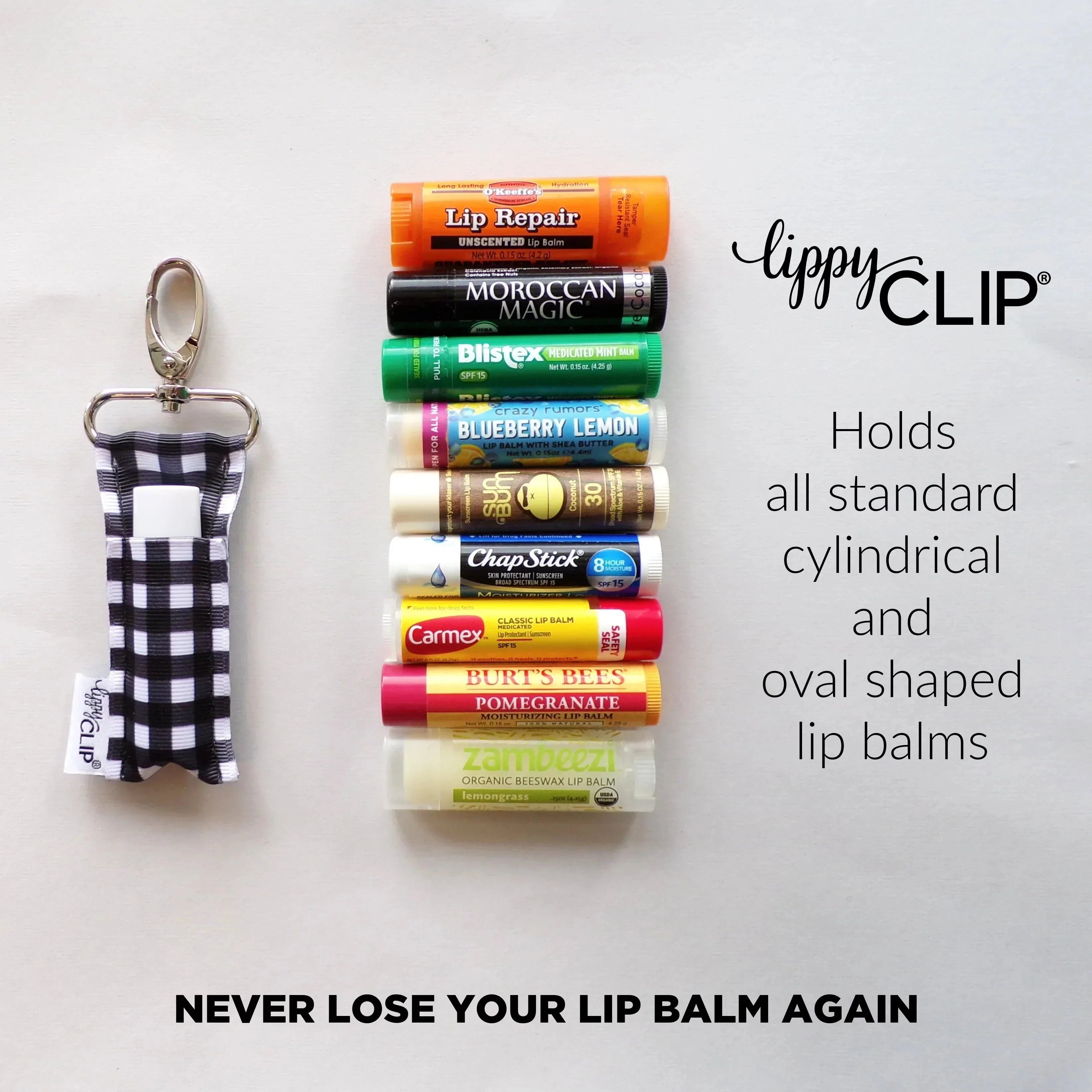 Gold Lattice on Aqua LippyClip®
