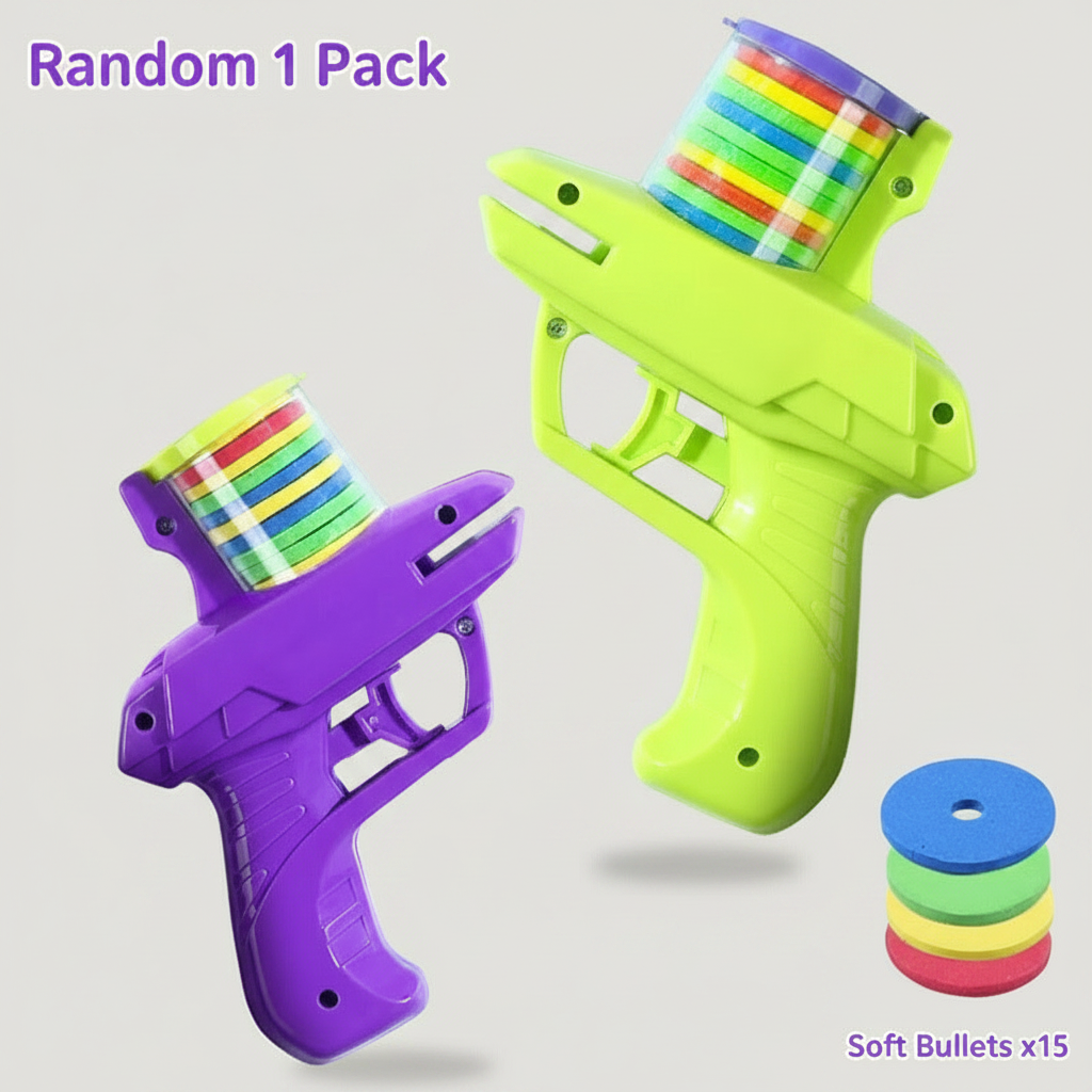 2-in-1 Disc Bullet Launcher Toy