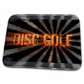 Dish Drying Mat - Grunge Explosion disc golf text with grunge and starbursting effects Designs Disc Golf