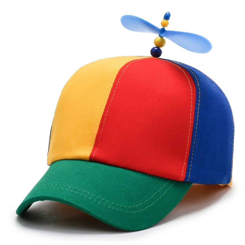 Funny Helicopter Propeller Snapback Hat for Parties and Outdoor Fun