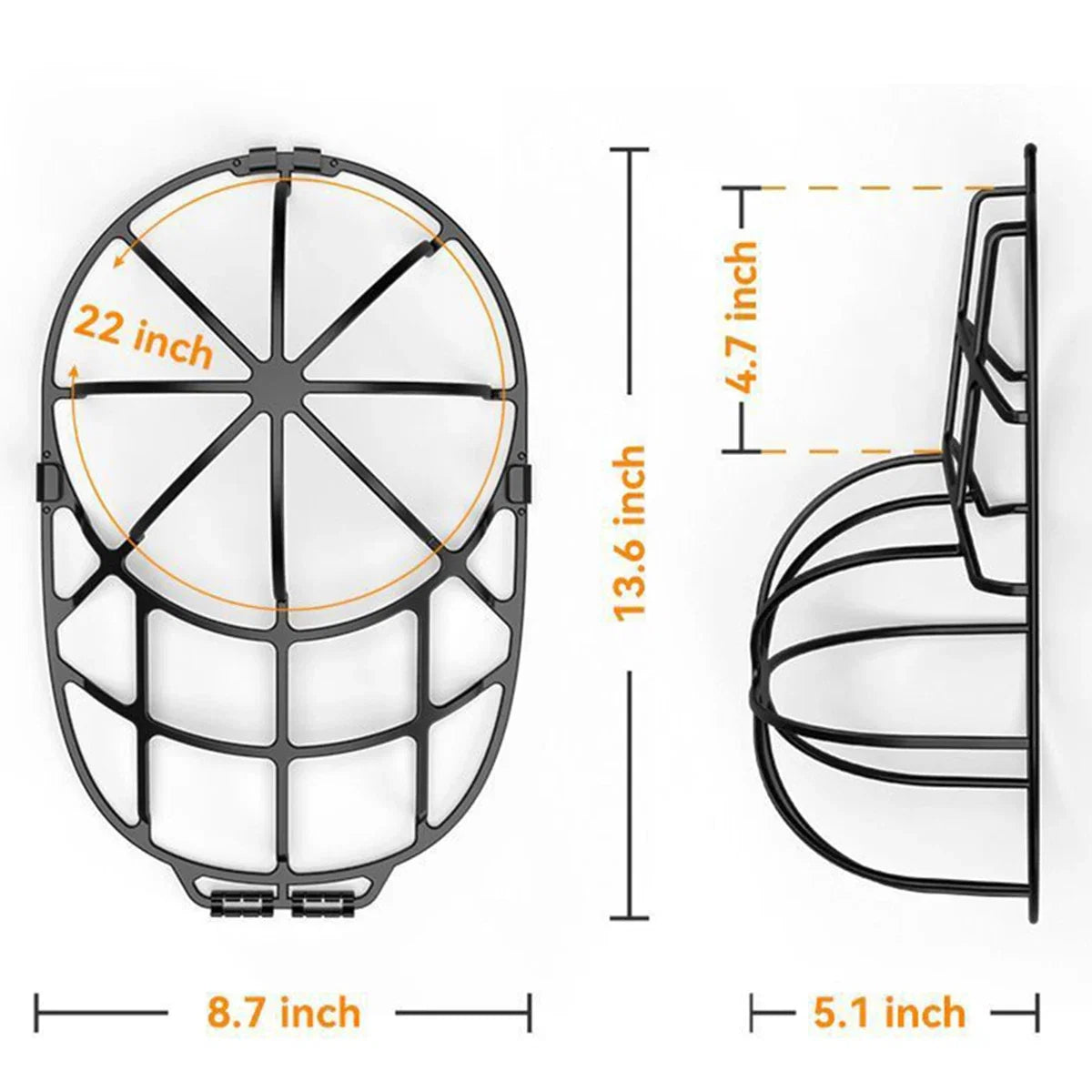 1Pc Hat washer, household items, laundry accessories, anti deformation hat protection frame, sturdy
