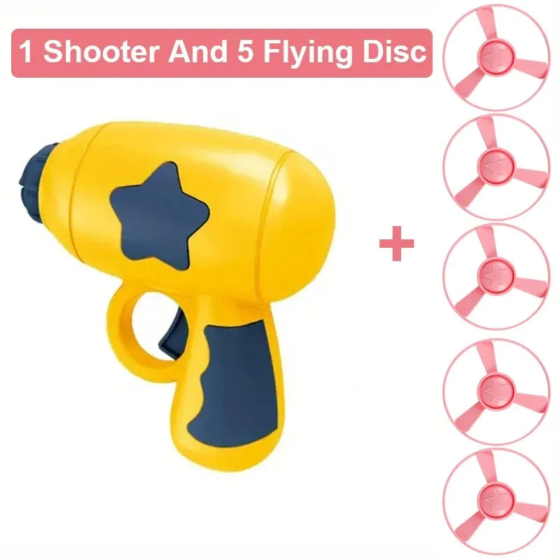 Interactive Cat Flying Disc Launcher Toy for Training and Play