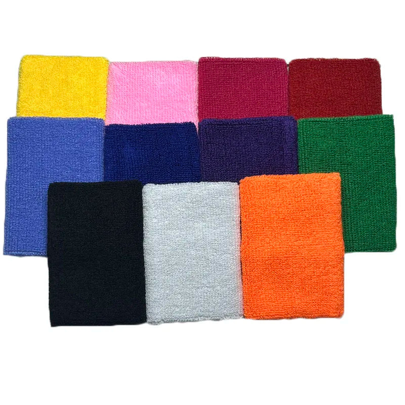 Sports Wrist Sweatbands 2PCS Tennis Fitness Wristbands