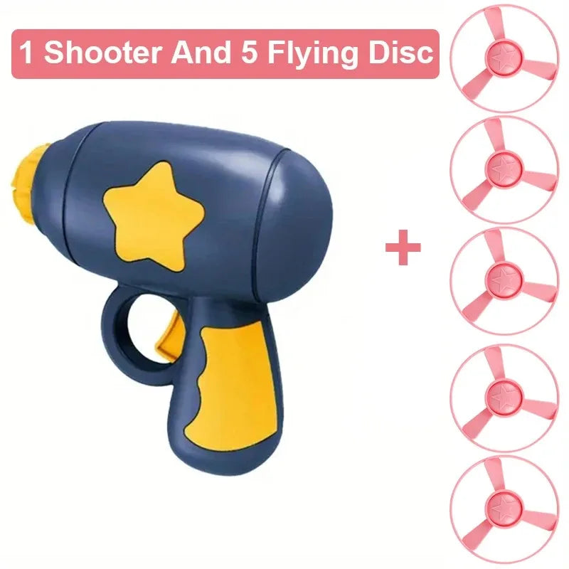 Interactive Cat Flying Disc Launcher Toy for Training and Play