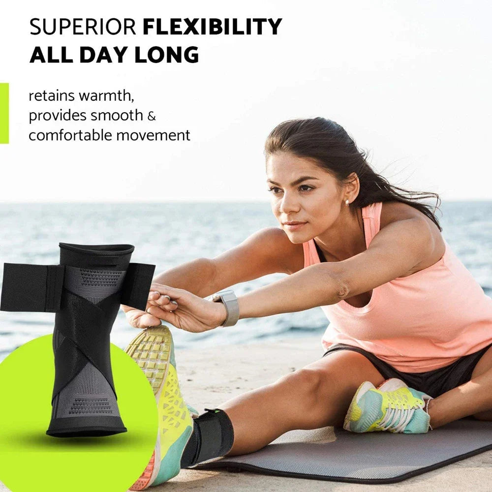 1 PC Sports Ankle Brace Compression Strap Sleeves Support Pressurized Elastic Bandage Foot Protective Gear Gym Fitness Accessory