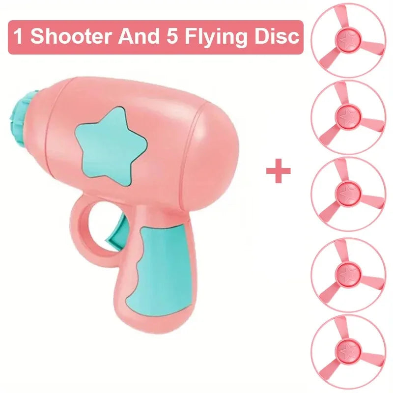 Interactive Cat Flying Disc Launcher Toy for Training and Play