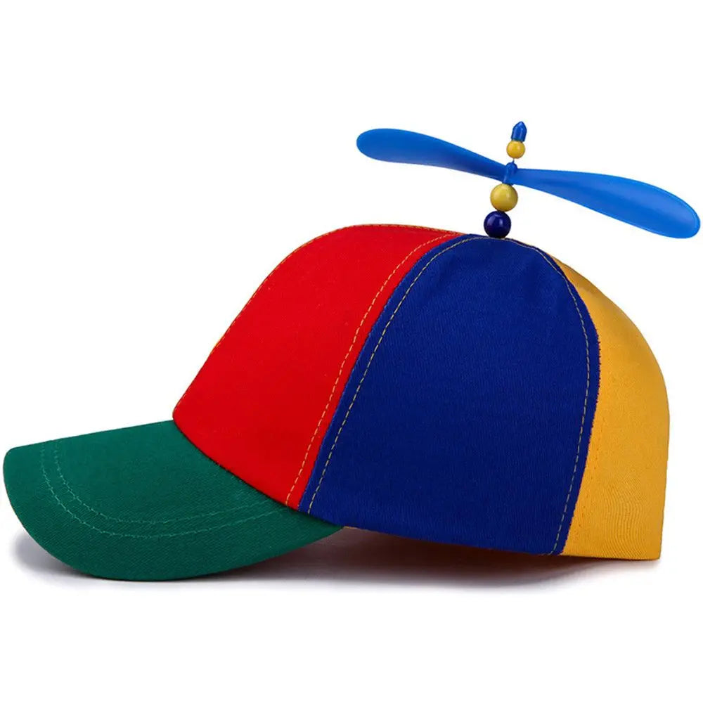 Funny Helicopter Propeller Snapback Hat for Parties and Outdoor Fun