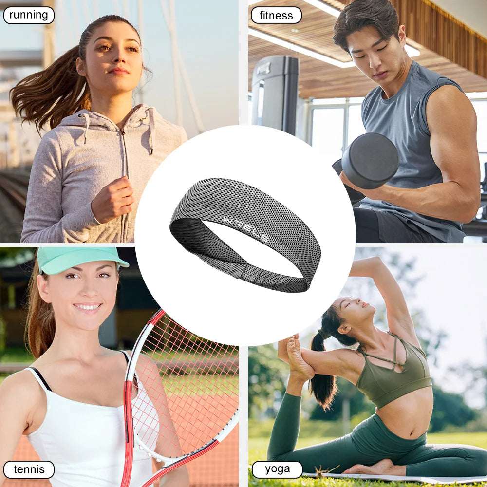 Summer Sports Breathable Sweat Wicking Headband