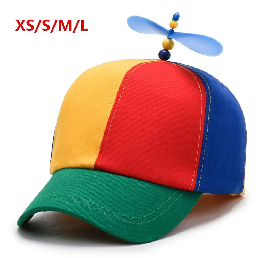 Funny Helicopter Propeller Snapback Hat for Parties and Outdoor Fun