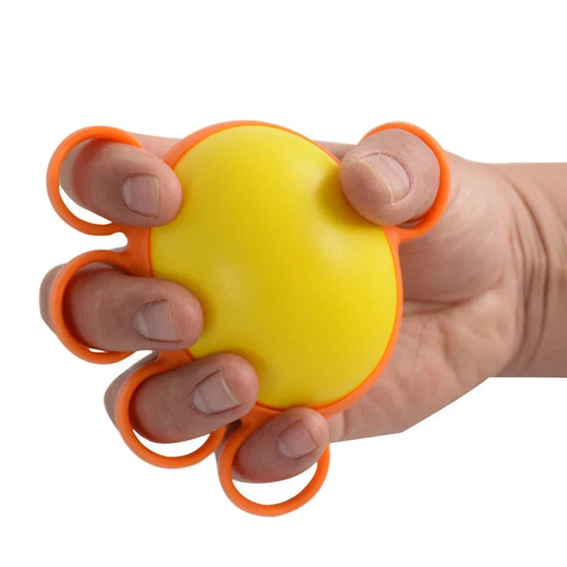 Hand Therapy Ball | Finger Exercise Grip Strength Trainer for Rehabilitation, Arthritis, Elderly, Stress Relief & Muscle Recovery