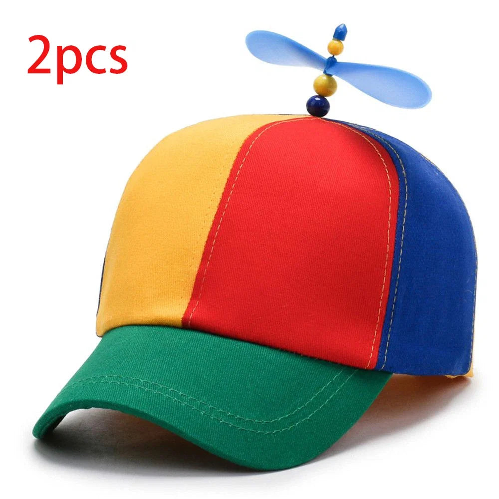 Funny Helicopter Propeller Snapback Hat for Parties and Outdoor Fun