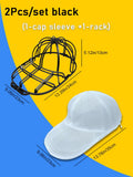 2Pcs/set Hat washing set, baseball duckbill cap, washing and sun drying integrated, non deformed machine wash protective rack