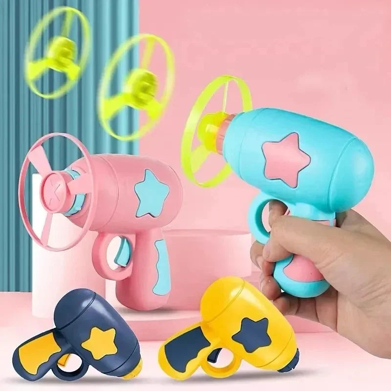 Interactive Cat Flying Disc Launcher Toy for Training and Play