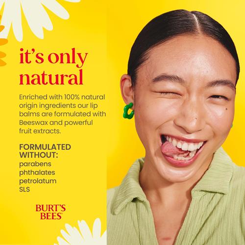 Burts Bees Lip Balm - Original Beeswax, Lip Moisturizer With Responsibly Sourced Beeswax, Tint-Free, Natural Origin Conditioning Treatment, 2 Tubes, 0.15 Oz.