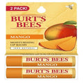 Burts Bees Lip Balm - Mango, Lip Moisturizer With Responsibly Sourced Beeswax, Tint-Free, Natural Origin Conditioning Treatment, 2 Tubes, 0.15 Oz.