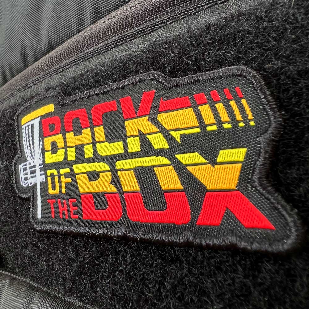 Back Of The Box Disc Golf Patch - Hook And Loop
