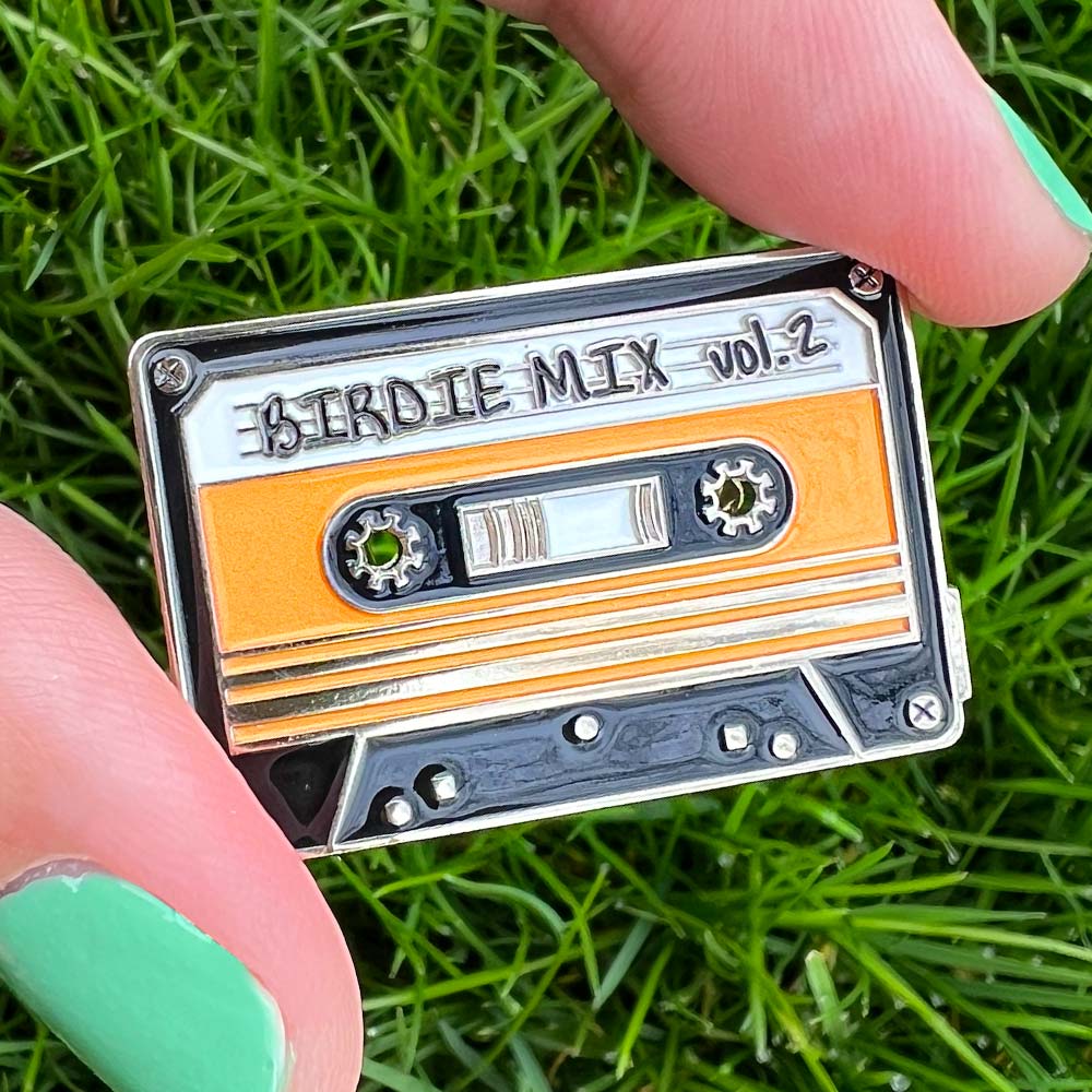 Birdie Mix Cassette Pin