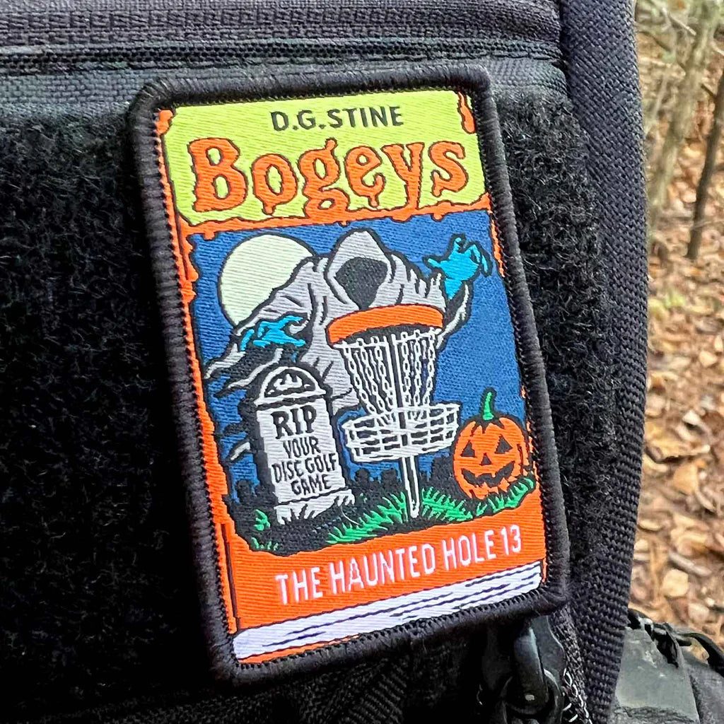 Bogey Bumps - Disc Golf Patch - Hook And Loop