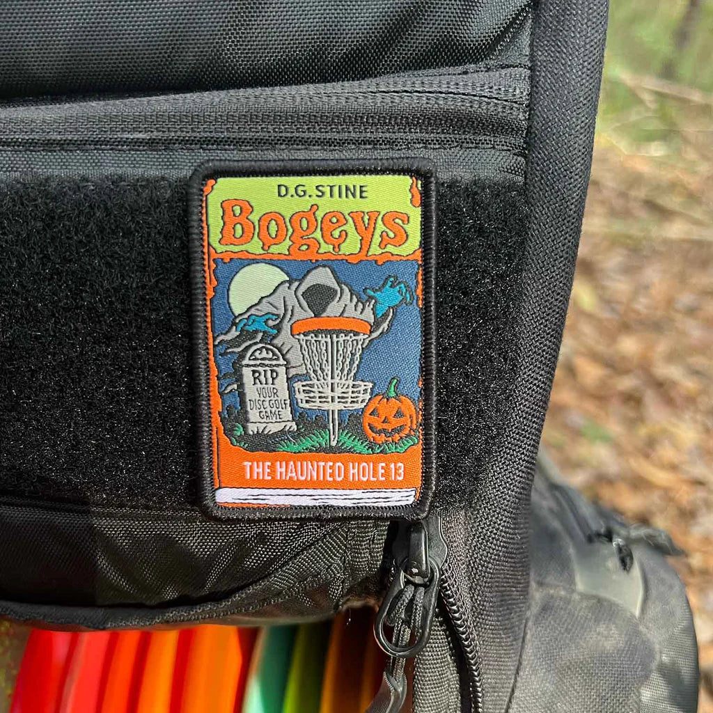 Bogey Bumps - Disc Golf Patch - Hook And Loop